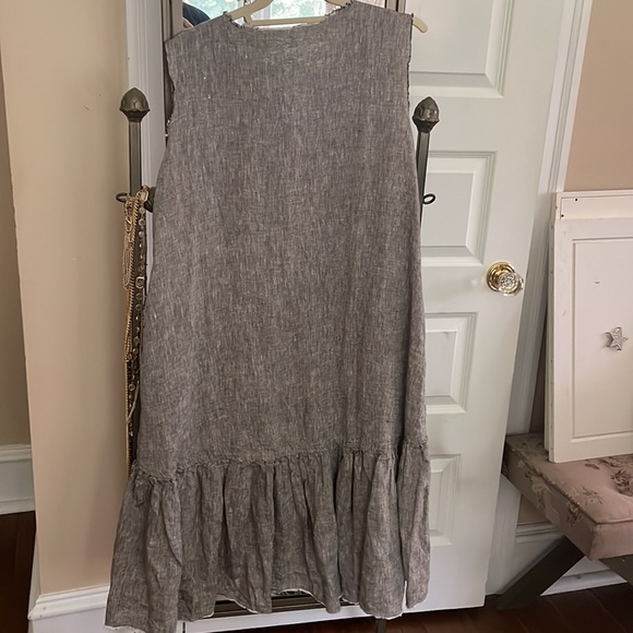 New. Had been made by Etsy.  Linen dress. Extra large. - Picture 2 of 2